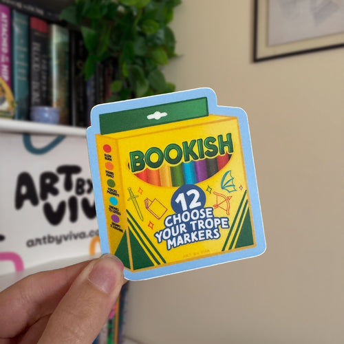 Bookish Trope Markers Kindle Sticker and Book Stickers for Readers
