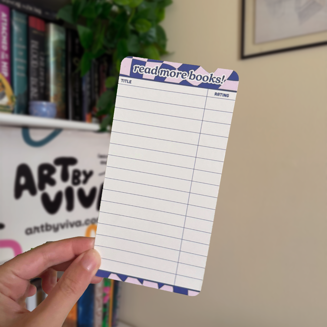 Double Sided Book Tracker Bookmark