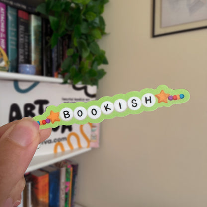 Bookish Friendship Bracelet Book Sticker, Kindle Stickers