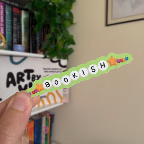 Bookish Friendship Bracelet Book Sticker, Kindle Stickers