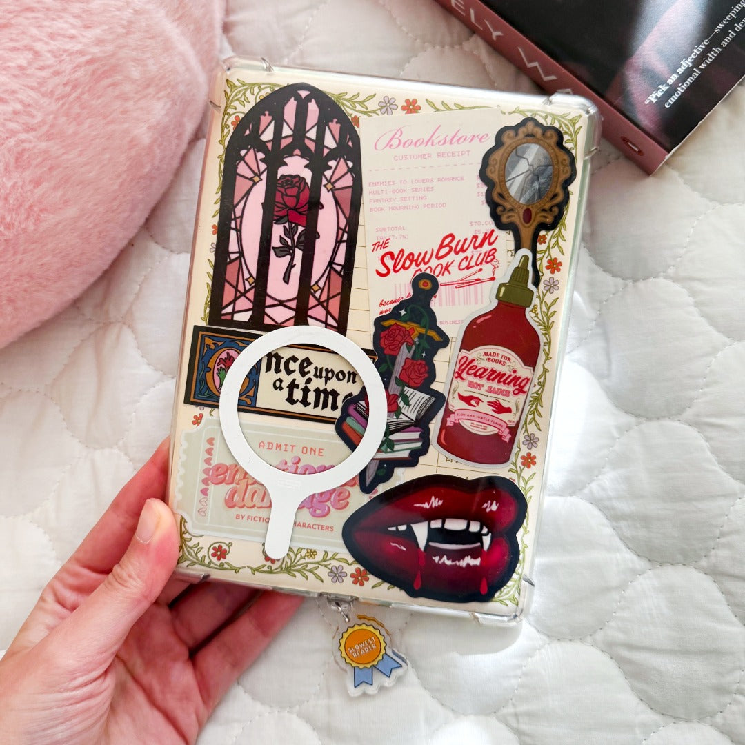 Vampire Lips Dark Romance Bookish Kindle Sticker