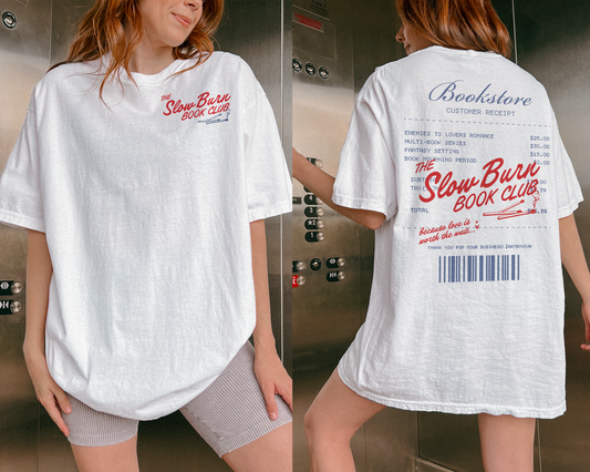 Slow Burn Book Club Comfort Colors Graphic Tee
