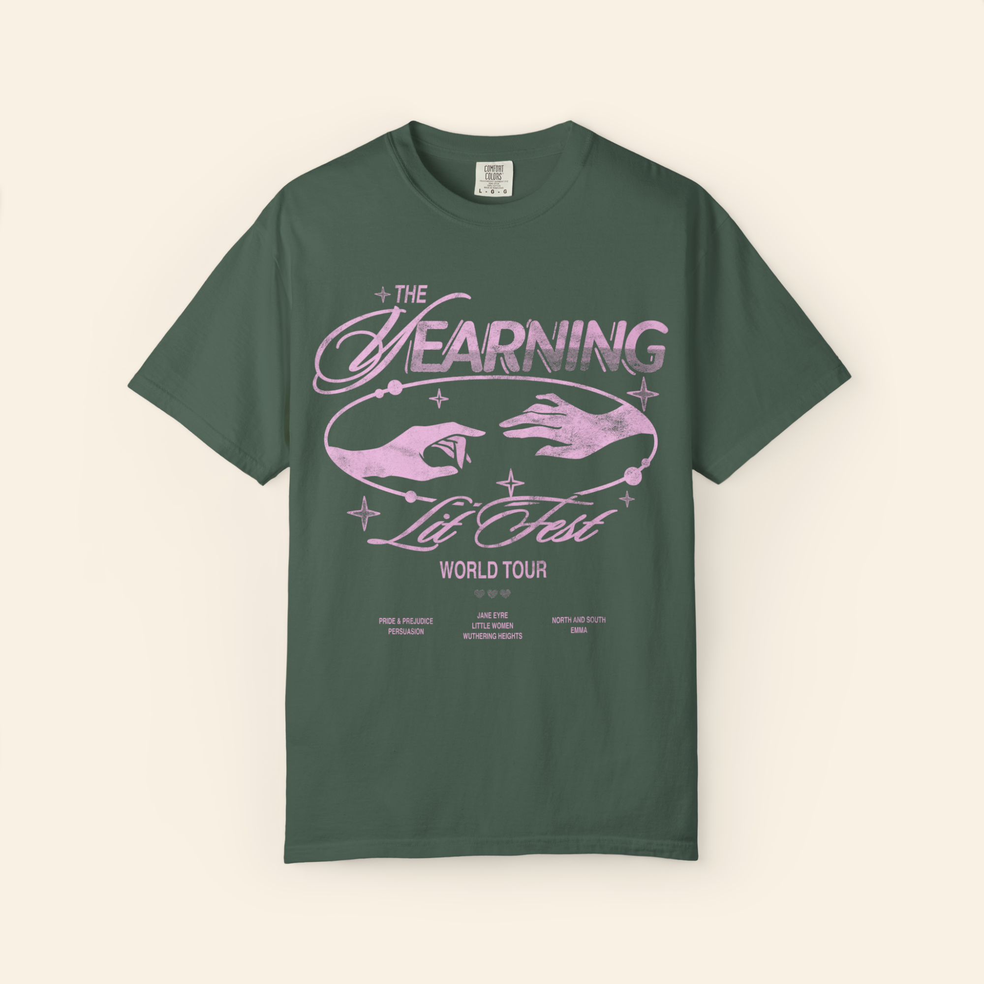Yearning Lit Festival World Tour Bookish Graphic Tee