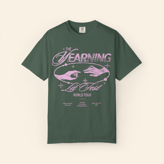 Yearning Lit Festival World Tour Bookish Graphic Tee