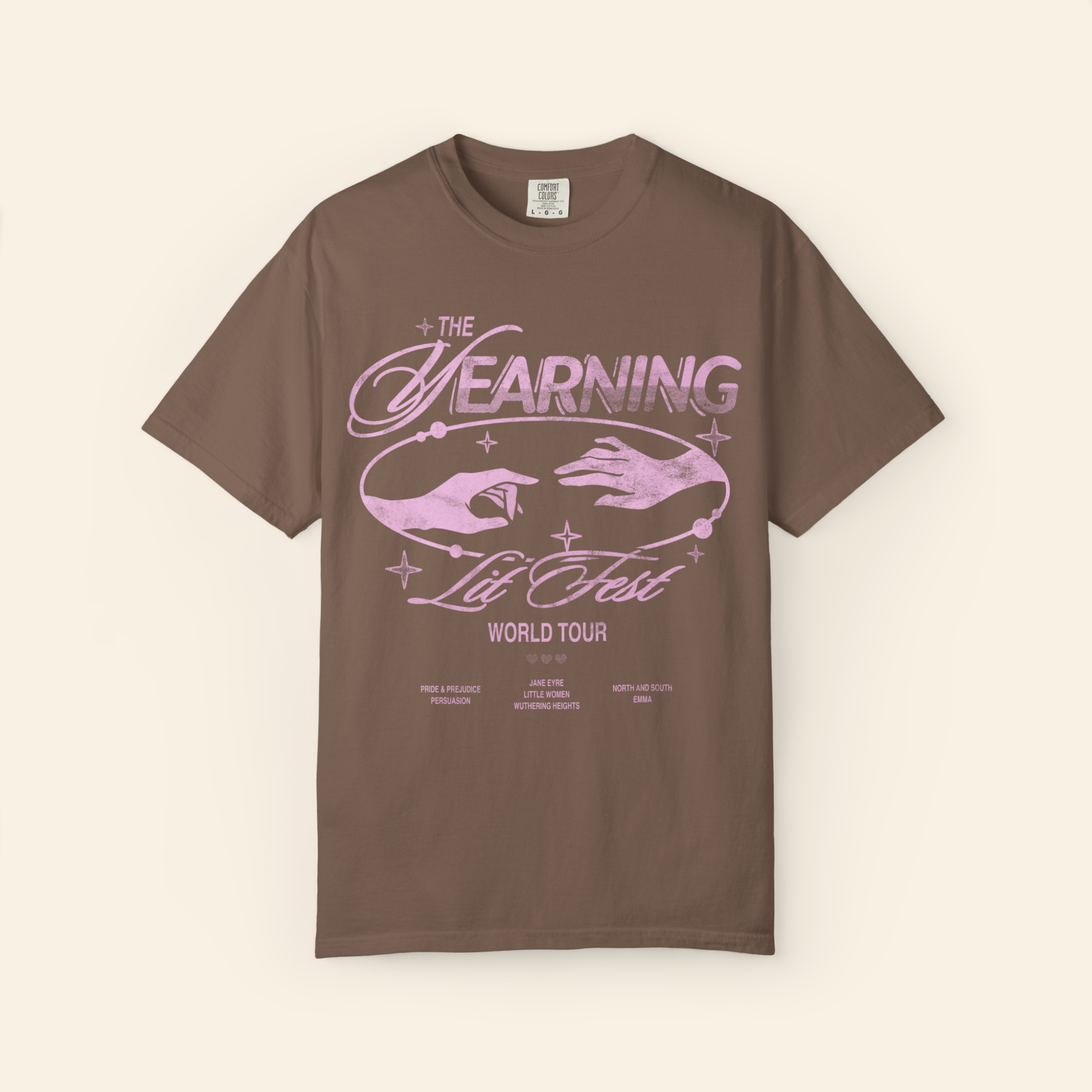 Yearning Lit Festival World Tour Bookish Graphic Tee