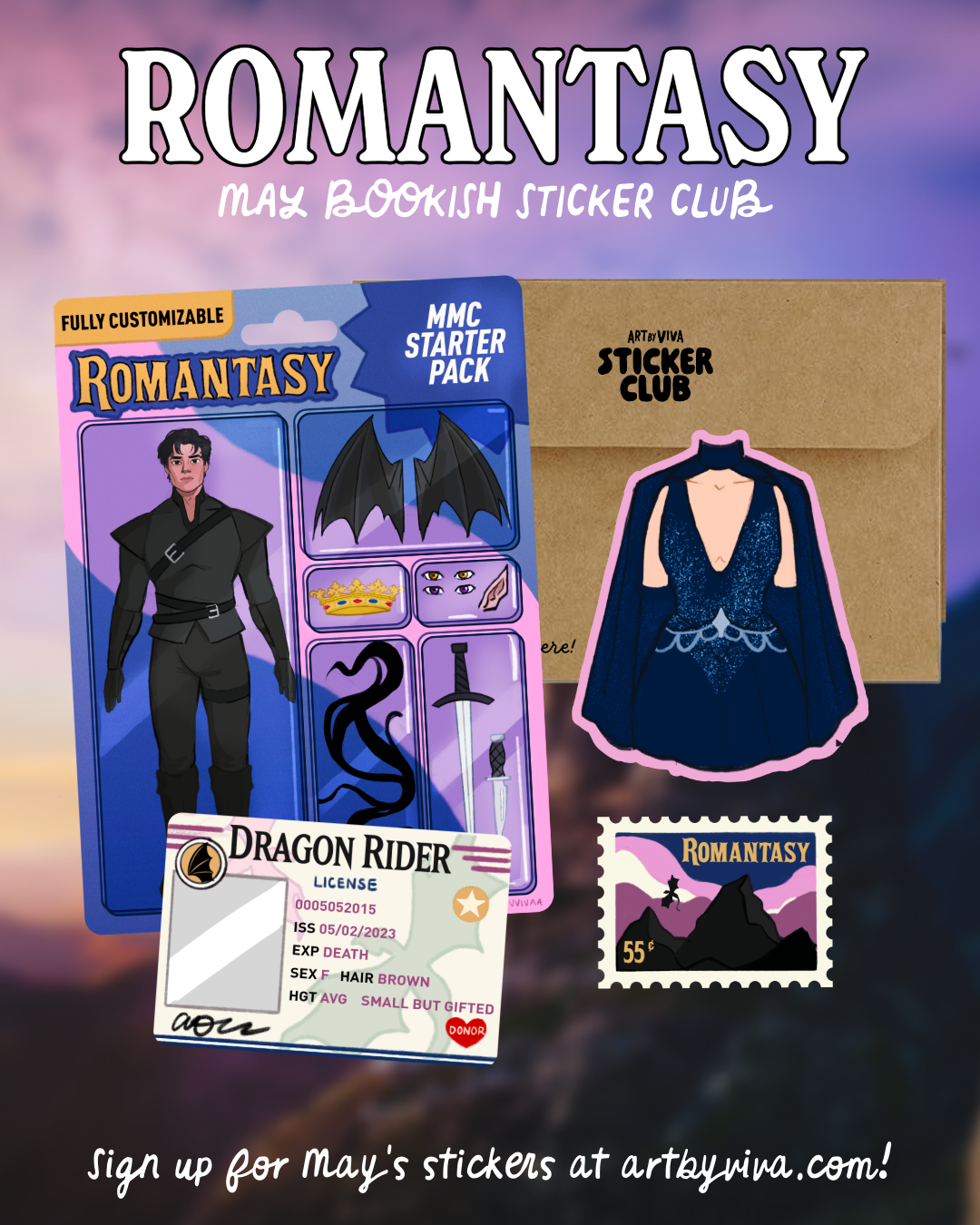 The Bi-Monthly Bookish Sticker Club