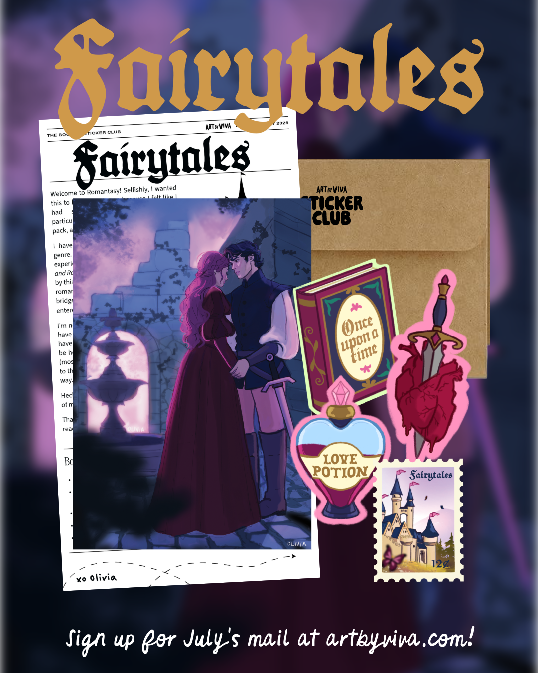 The Book Voyagers Mail Club - Fairytales (June/July)