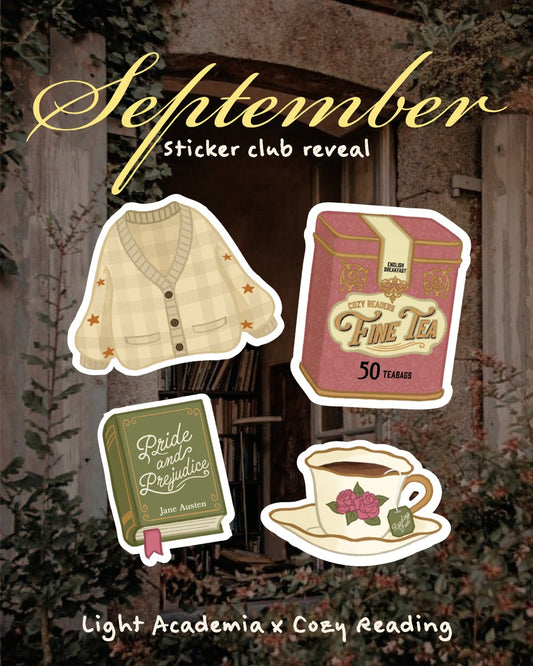 Cozy Academia Sticker Pack