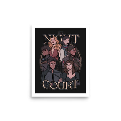 A Court of Thorns and Roses - The Night Court  Print | ACOTAR Print | ACOTAR Merch