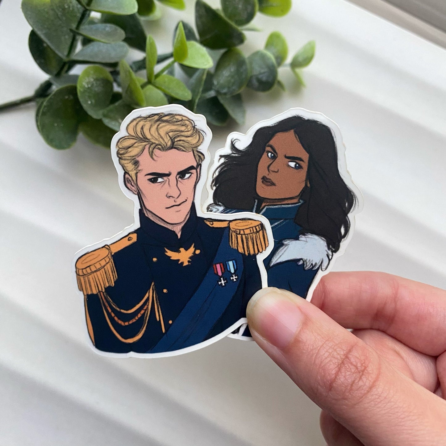 The Fox and the Dragon Matte Stickers: Bookish Kindle Sticker