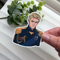 The Fox and the Dragon Matte Stickers: Bookish Kindle Sticker