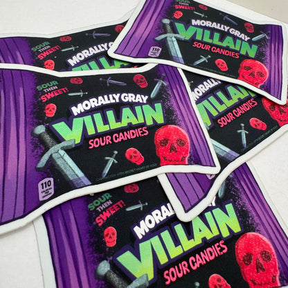 Morally Gray Villain Candy - Soft Matte Kindle Sticker for Villain Lovers
