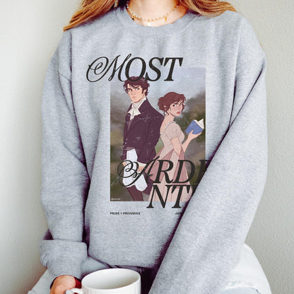 Pride and Prejudice - Elizabeth Bennet & Mr. Darcy - Crewneck Sweatshirt