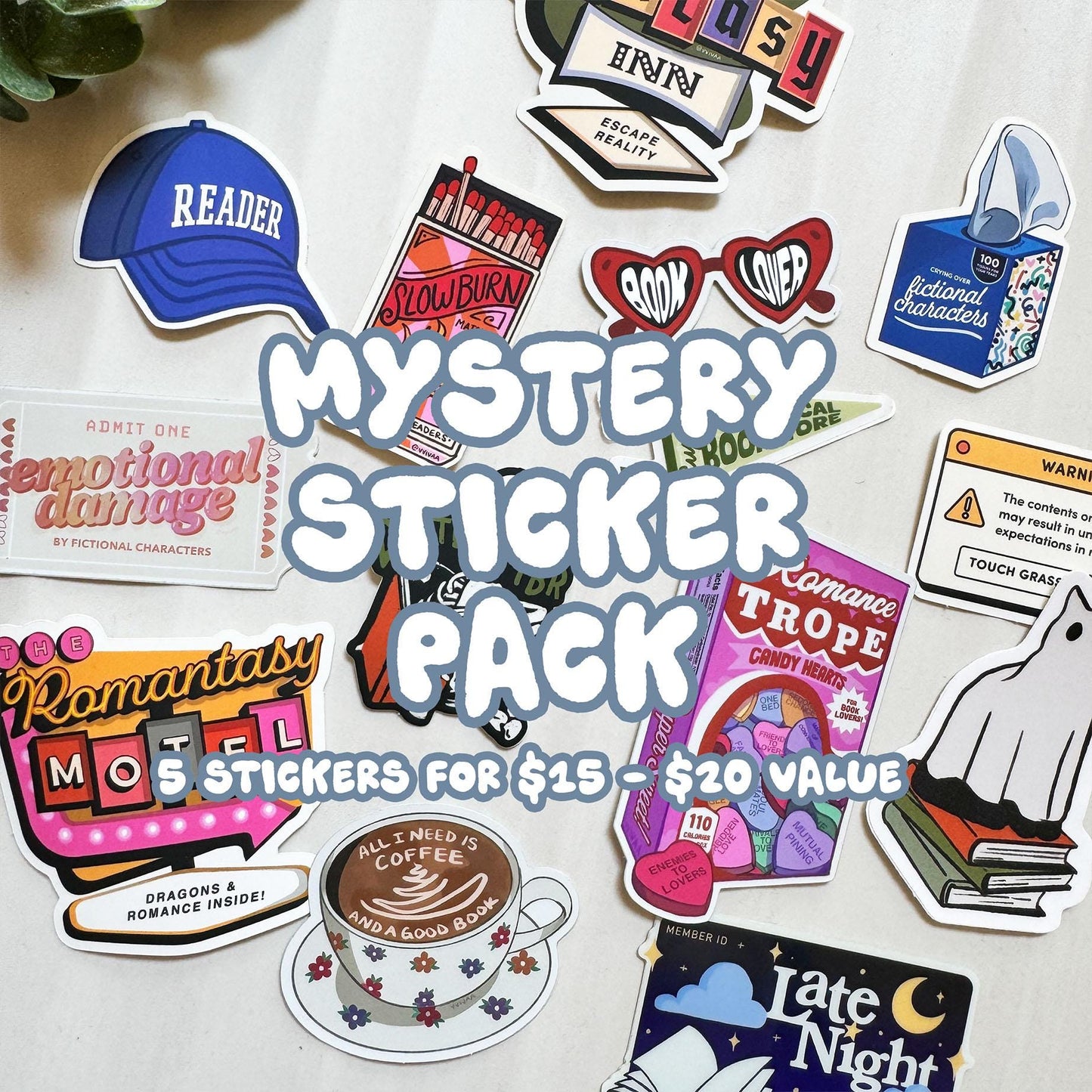 Bookish Mystery Sticker Pack