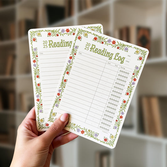2025 Reading Log Kindle Insert -  Kindle Paperwhite 11th Gen Insert Book Tracker - Front and Back