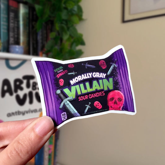 Morally Gray Villain Candy - Soft Matte Kindle Sticker for Villain Lovers