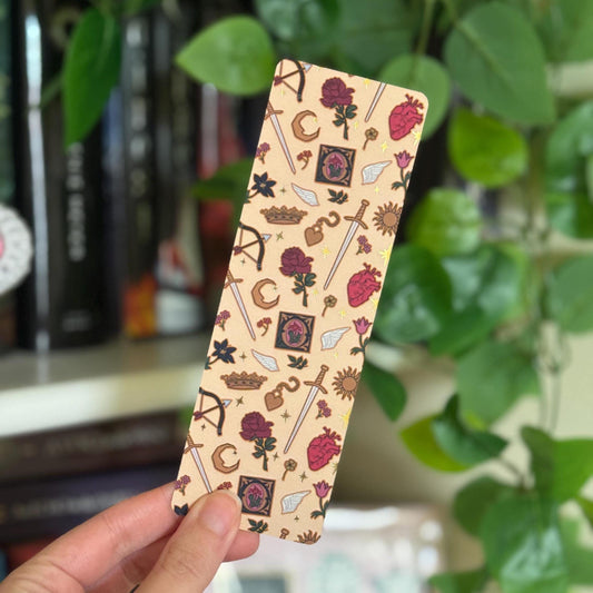 Castlecore Medieval Romance Gold Foil Bookmark