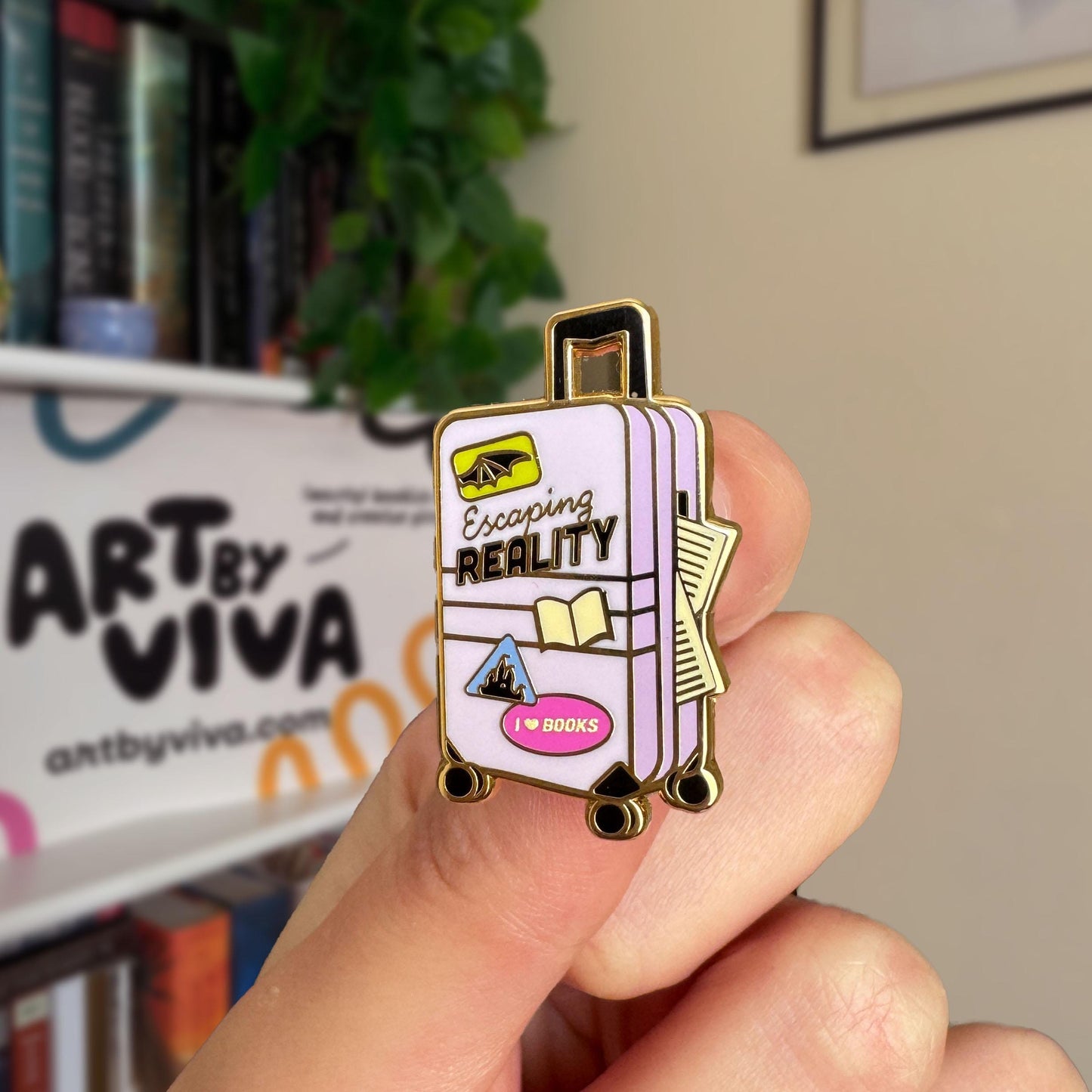 Escaping Reality 1.25" Enamel Pin