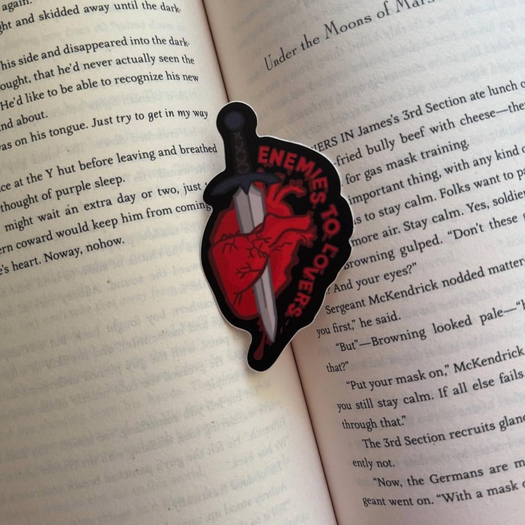 Enemies to Lovers Bookish Kindle Sticker