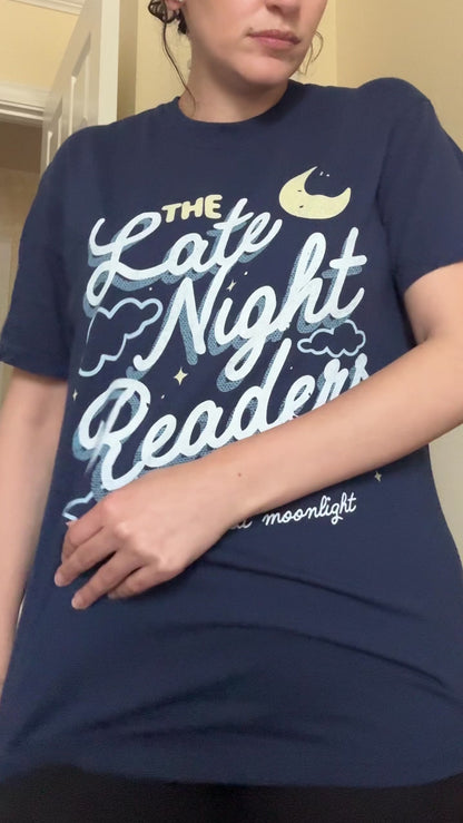 Late Night Readers Society Bookish Graphic Tee